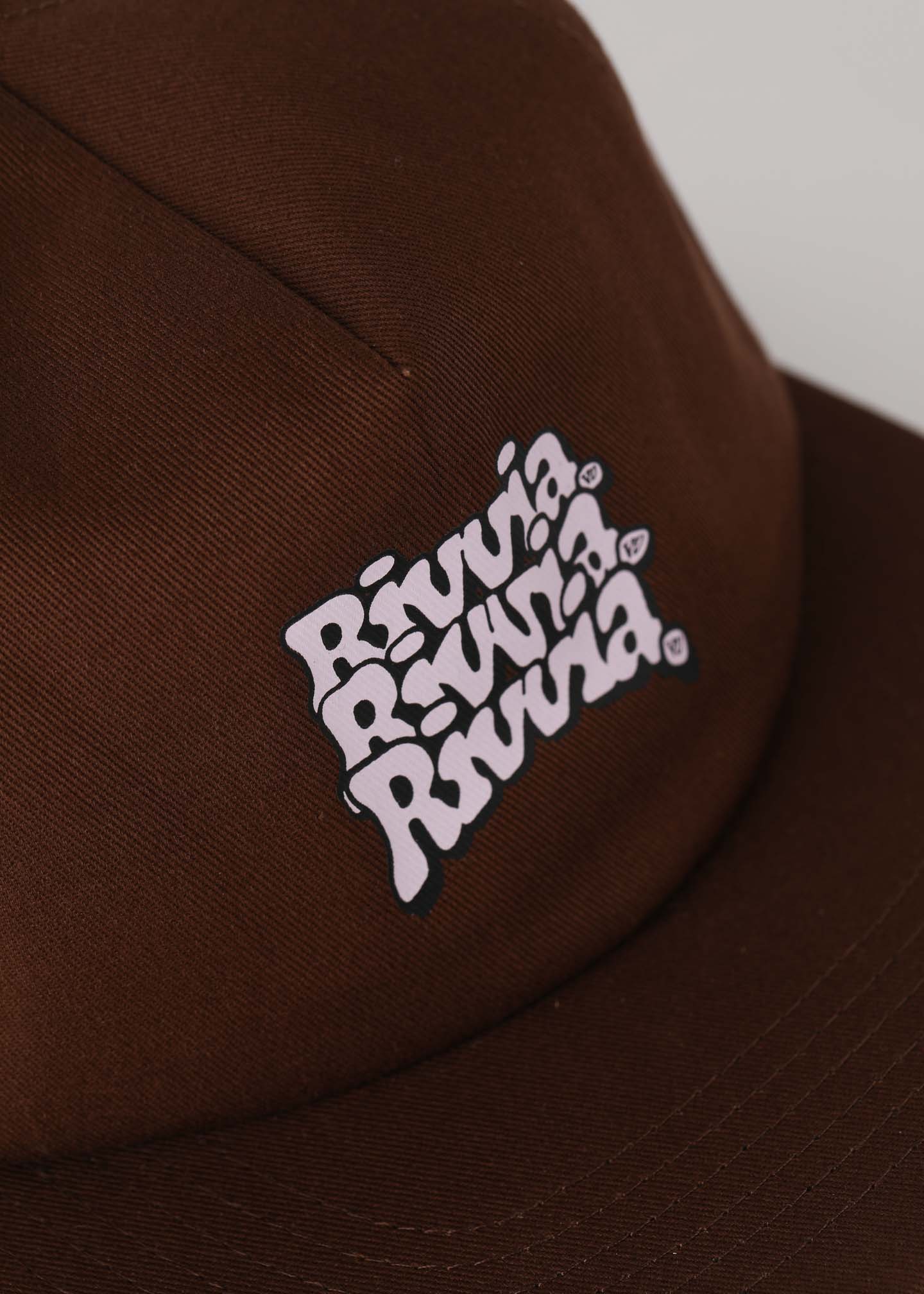 PUFFER CAP : BROWN