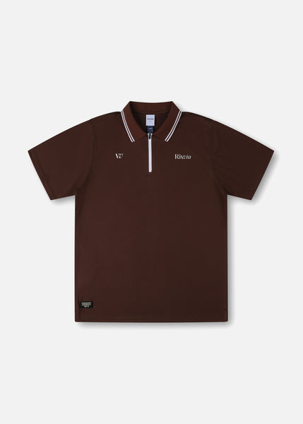 LIFEMANIA HORIZON KNIT POLO（BROWN） M/L Amazon.com: Men's Short Sleeve Knitted Polo Shirt Casual