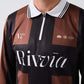 TEAM VV RPL LS POLO : BROWN BLACK