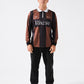 TEAM VV RPL LS POLO : BROWN BLACK