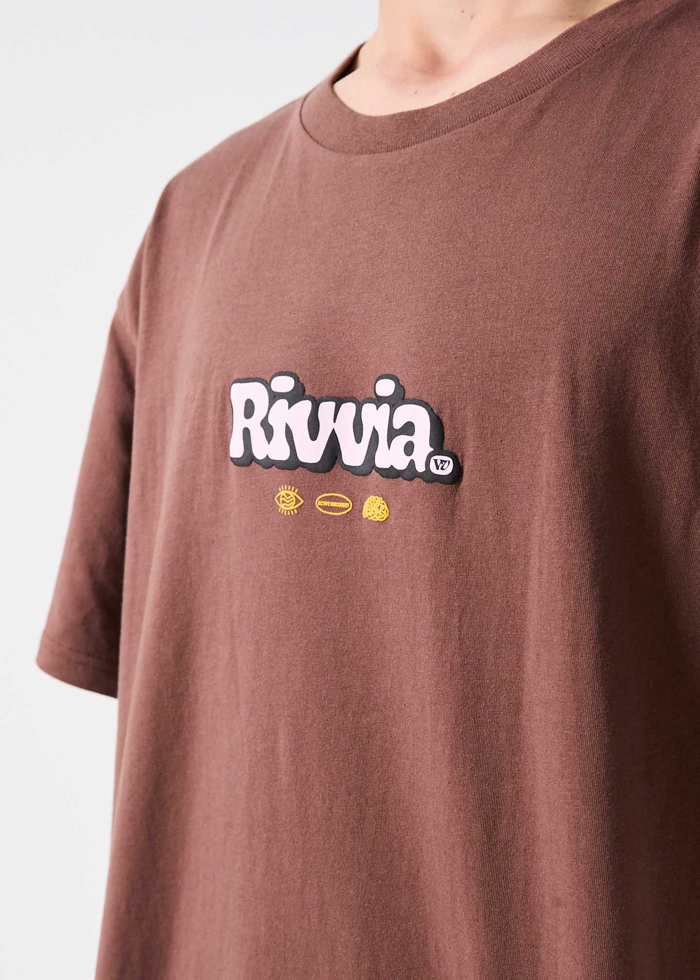 PUFFER T-SHIRT : BROWN