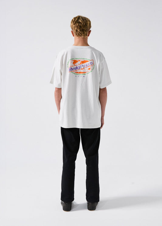 GLOBAL PROJECTS T-SHIRT : OFF WHITE