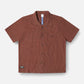 VV CHECK SS SHIRT : BROWN