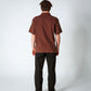 VV CHECK SS SHIRT : BROWN