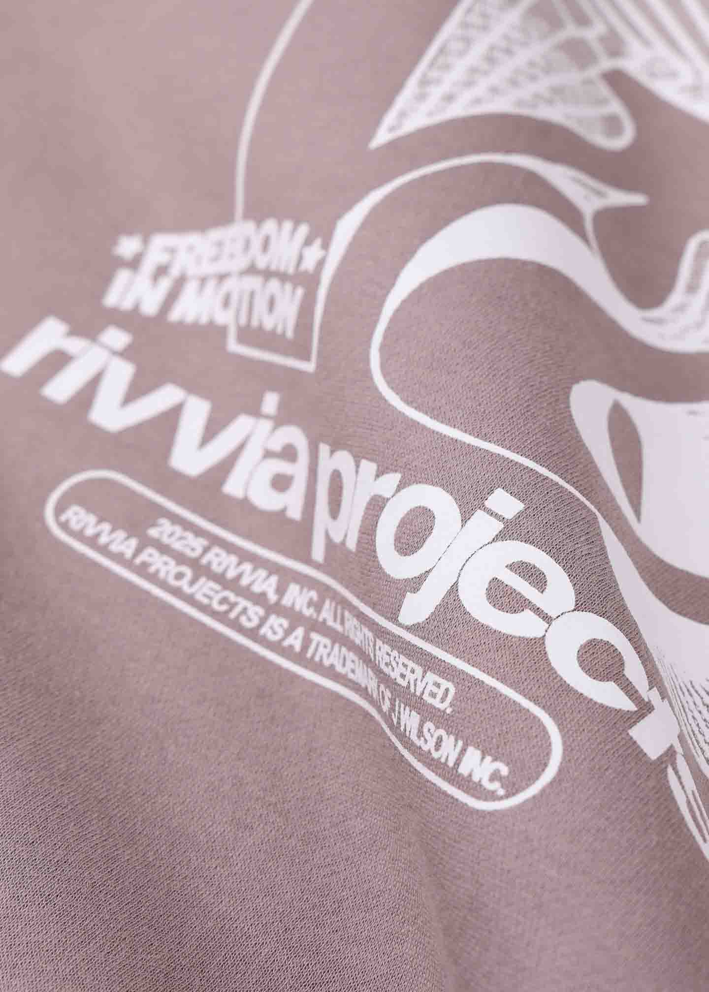 VV SPIRAL CREW : PALE PLUM