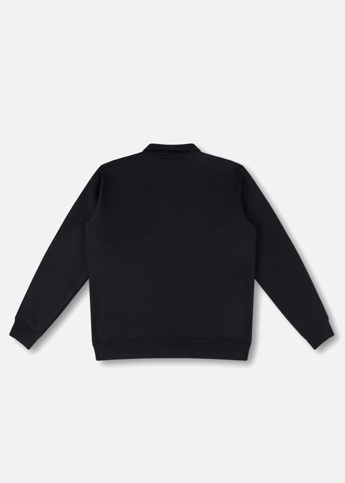 SOCIAL MEMBER 1/4 ZIP CREW : BLACK – rivviaprojects_aus