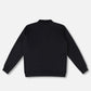 SOCIAL MEMBER 1/4 ZIP CREW : BLACK
