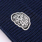 BRAIN PATCH BEANIE : DARK BLUE