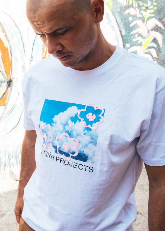 BLUE SKY T-SHIRT : WHITE