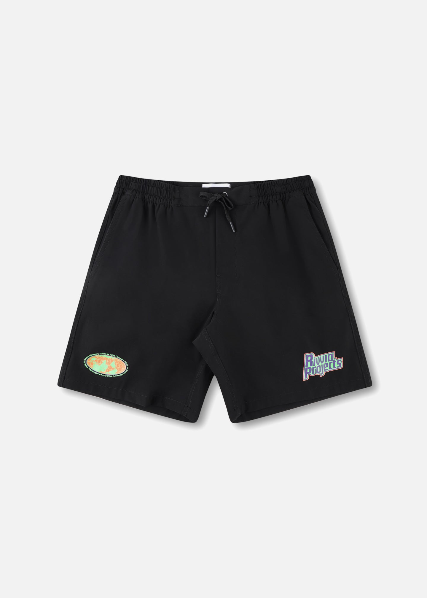 DAILY RIDE GLOBAL DISCOVERY SHORT  : BLACK