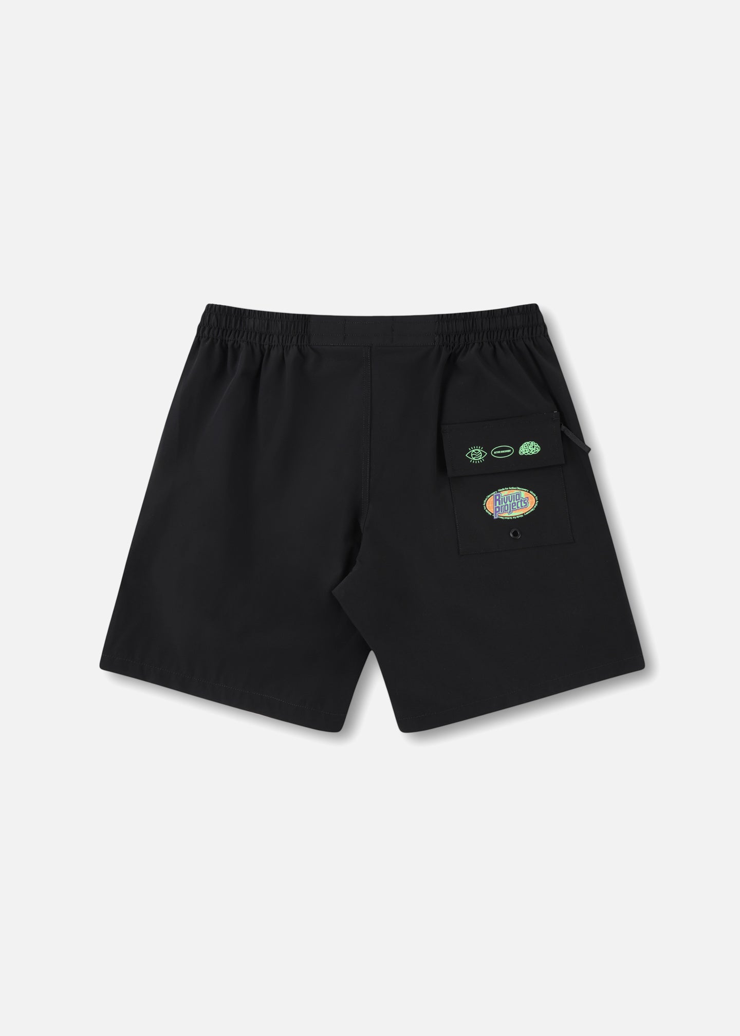 DAILY RIDE GLOBAL DISCOVERY SHORT  : BLACK