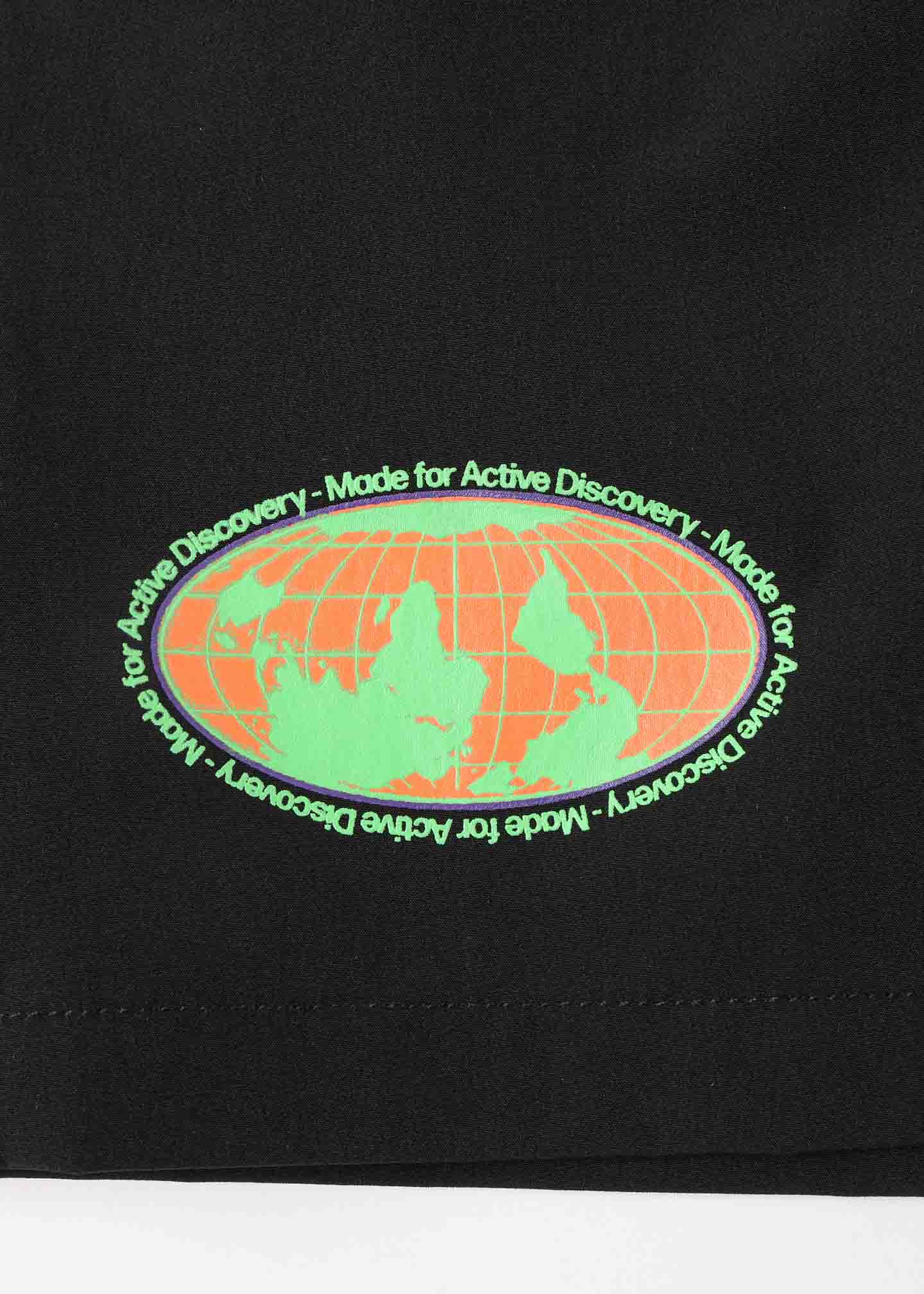 DAILY RIDE GLOBAL DISCOVERY SHORT  : BLACK