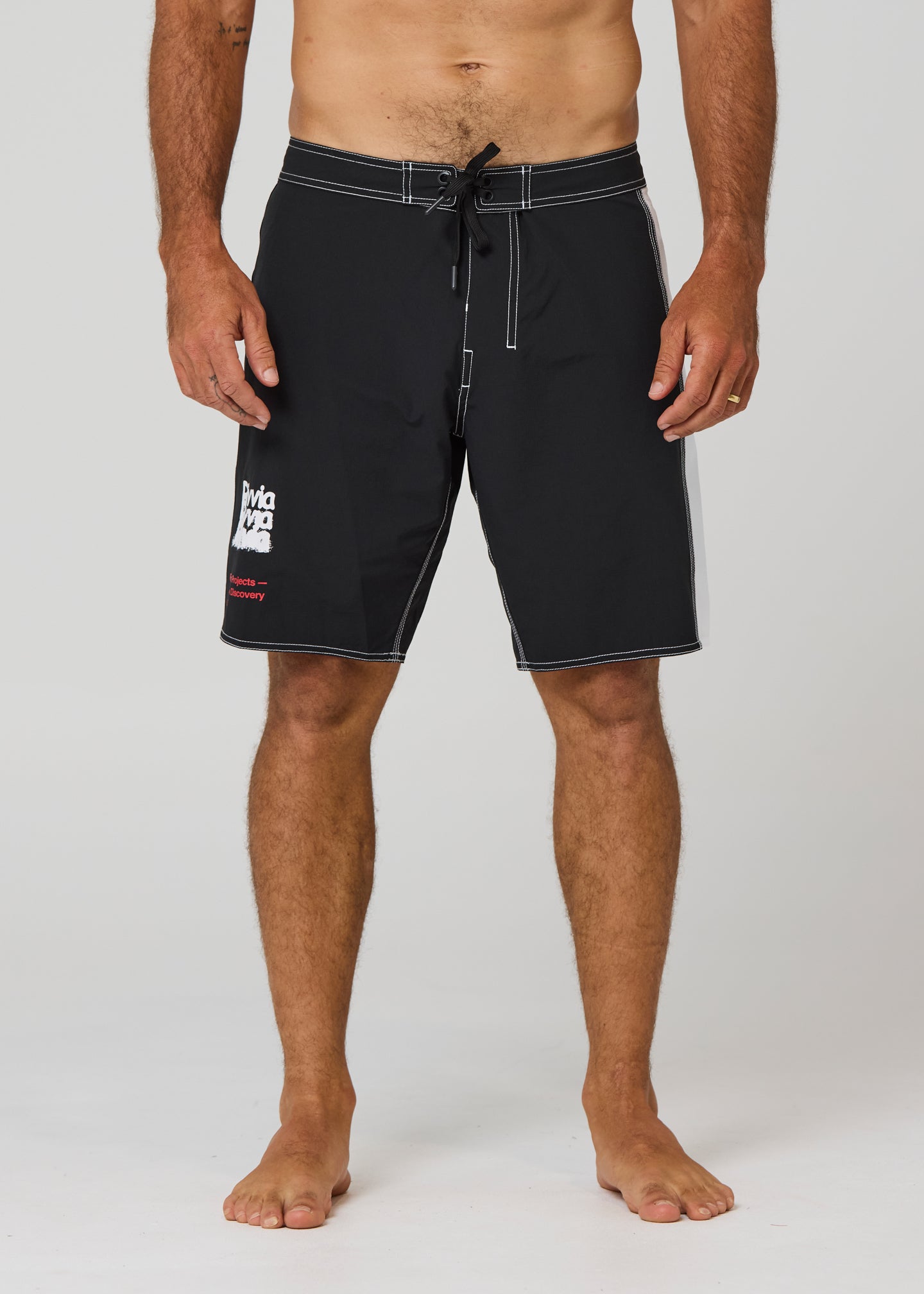 STEREO 18" BLUR TRUNK : BLACK WHITE