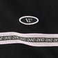 SOCIAL MEMBER 1/4 ZIP CREW  : BLACK