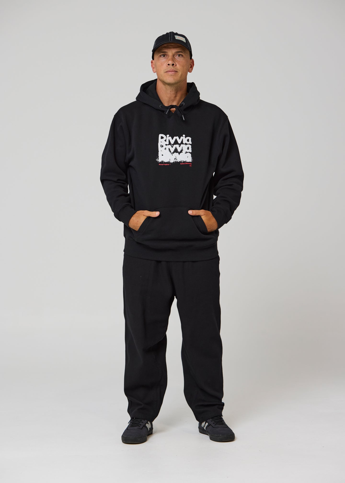 BLUR HOOD  : BLACK