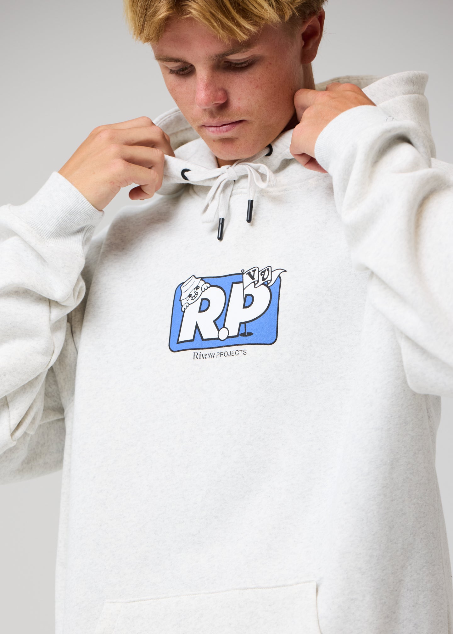 OUR BUDDY HOOD : GREY MARLE