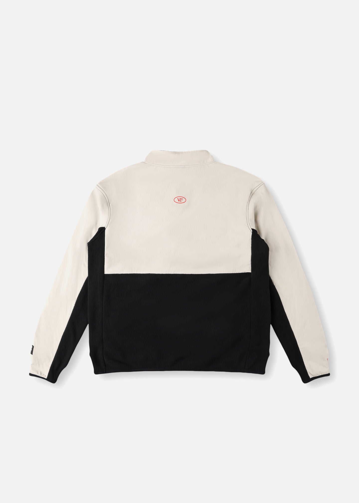 BLUR 1/2 ZIP POLAR FLEECE : BLACK BONE
