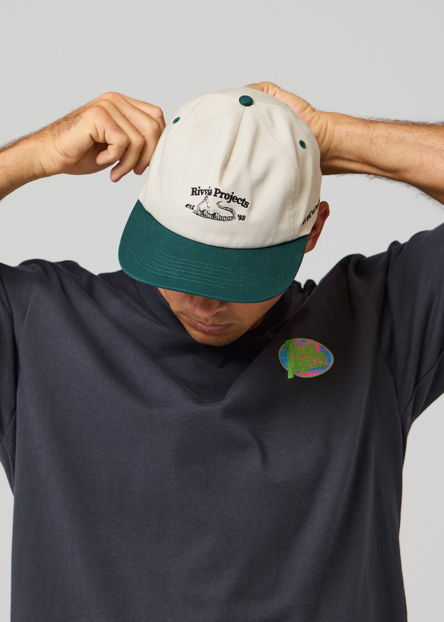 REAL GAME CAP : BONE GREEN