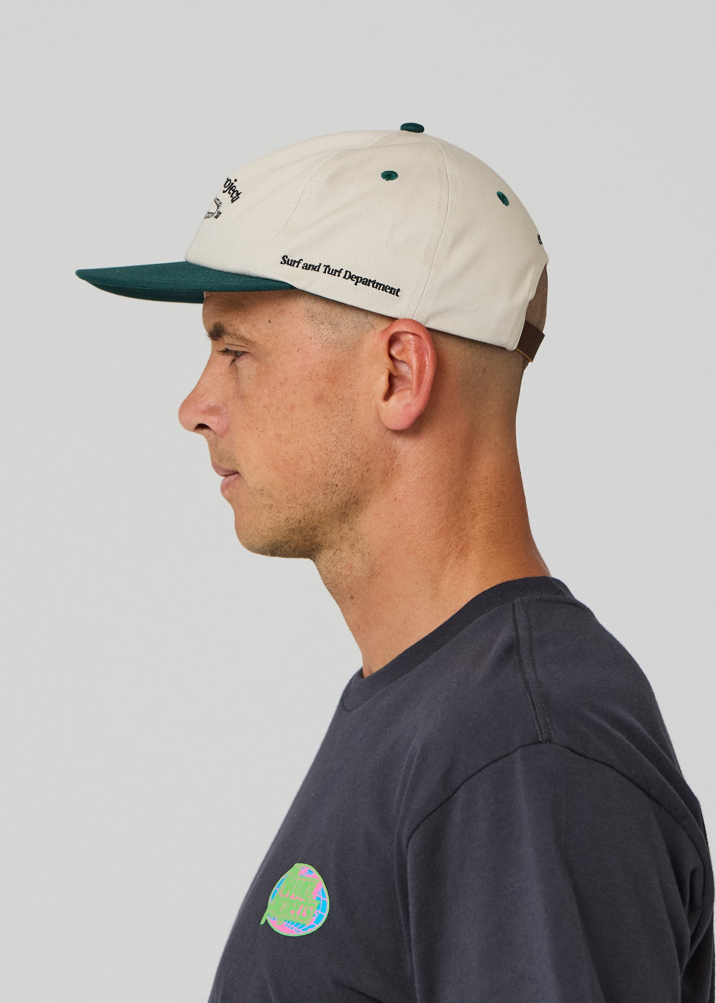 REAL GAME CAP : BONE GREEN
