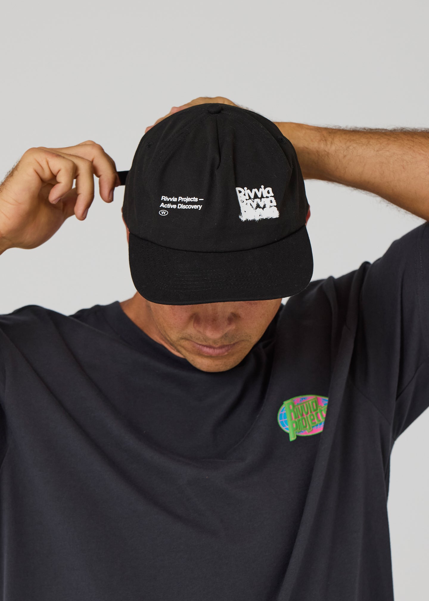 BLUR CAP : WASHED BLACK