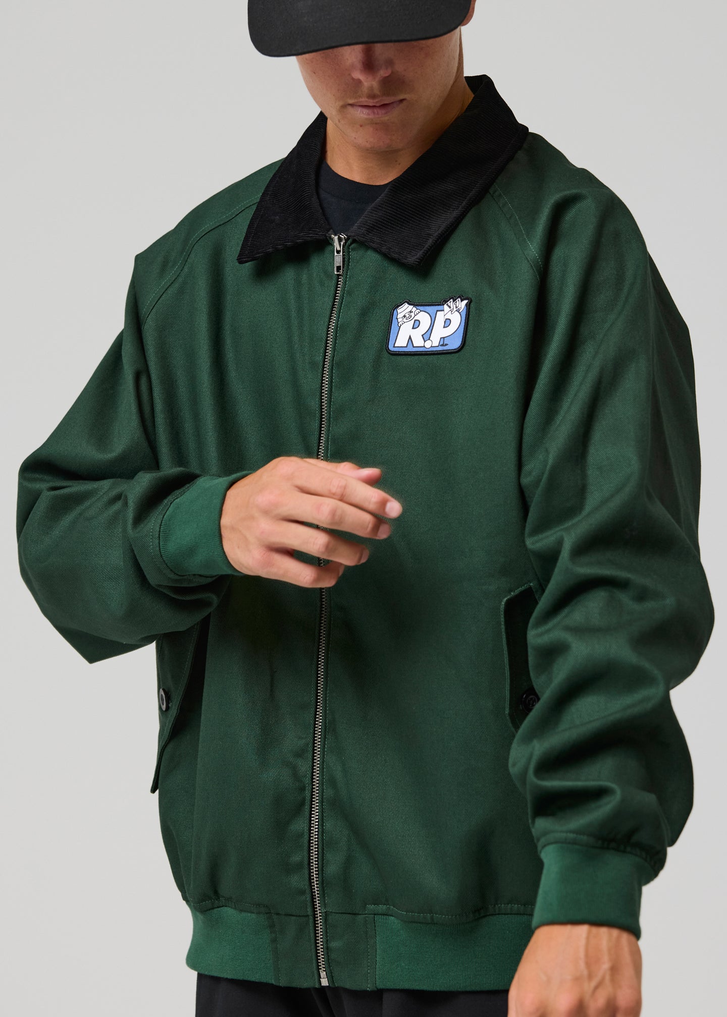 CLUB BUDDY JACKET : FOREST BLACK