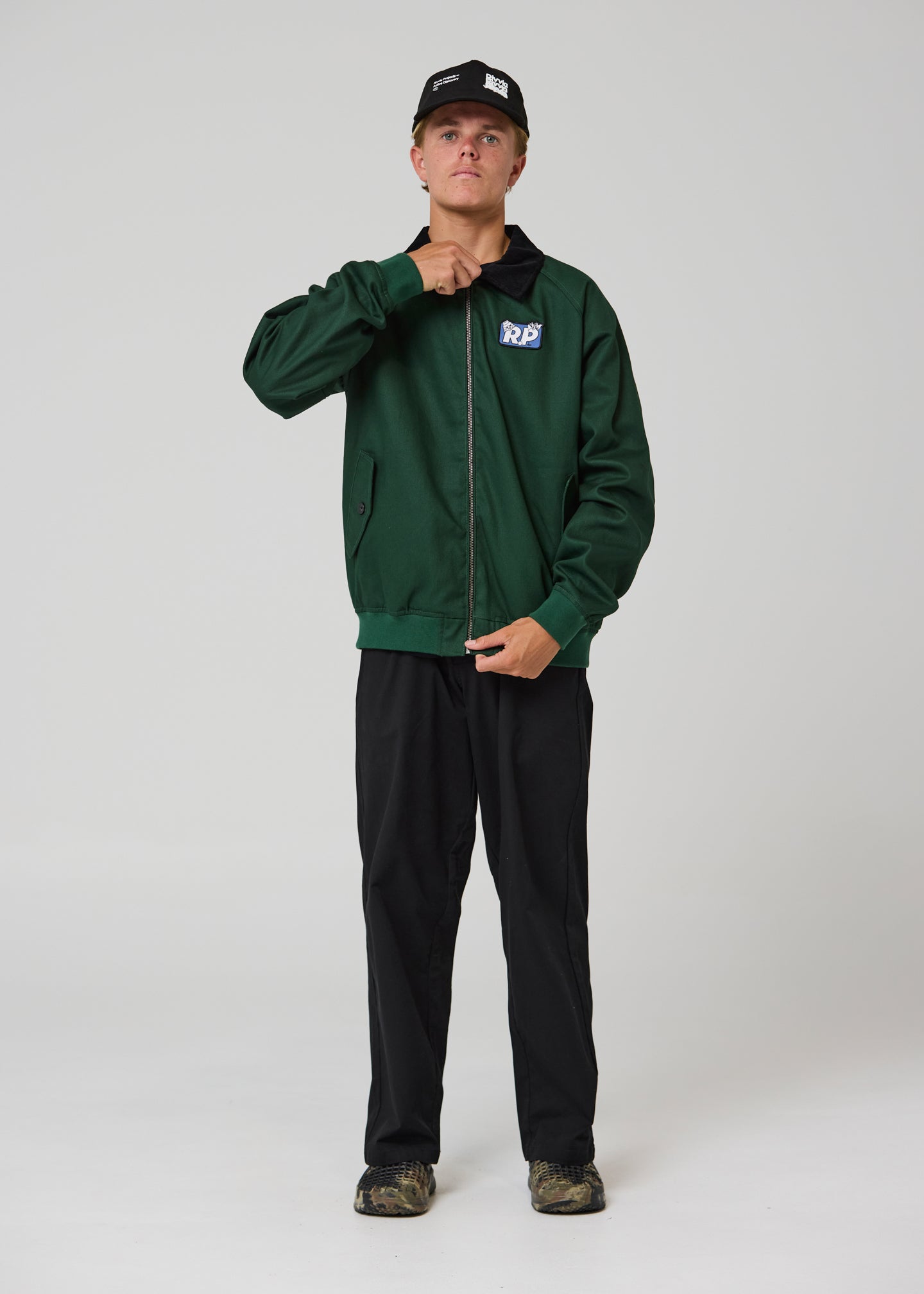 CLUB BUDDY JACKET : FOREST BLACK