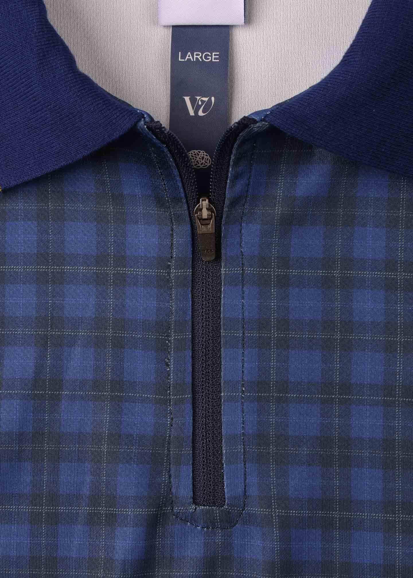 RPL CHECK POLO : BLUE CHECK