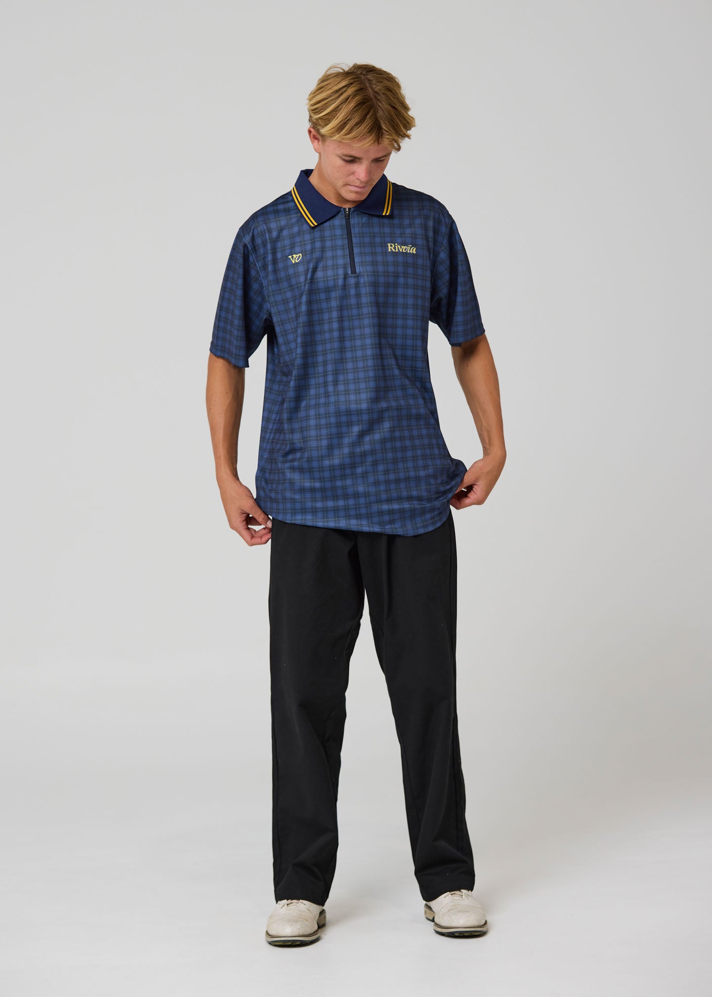 RPL CHECK POLO : BLUE CHECK