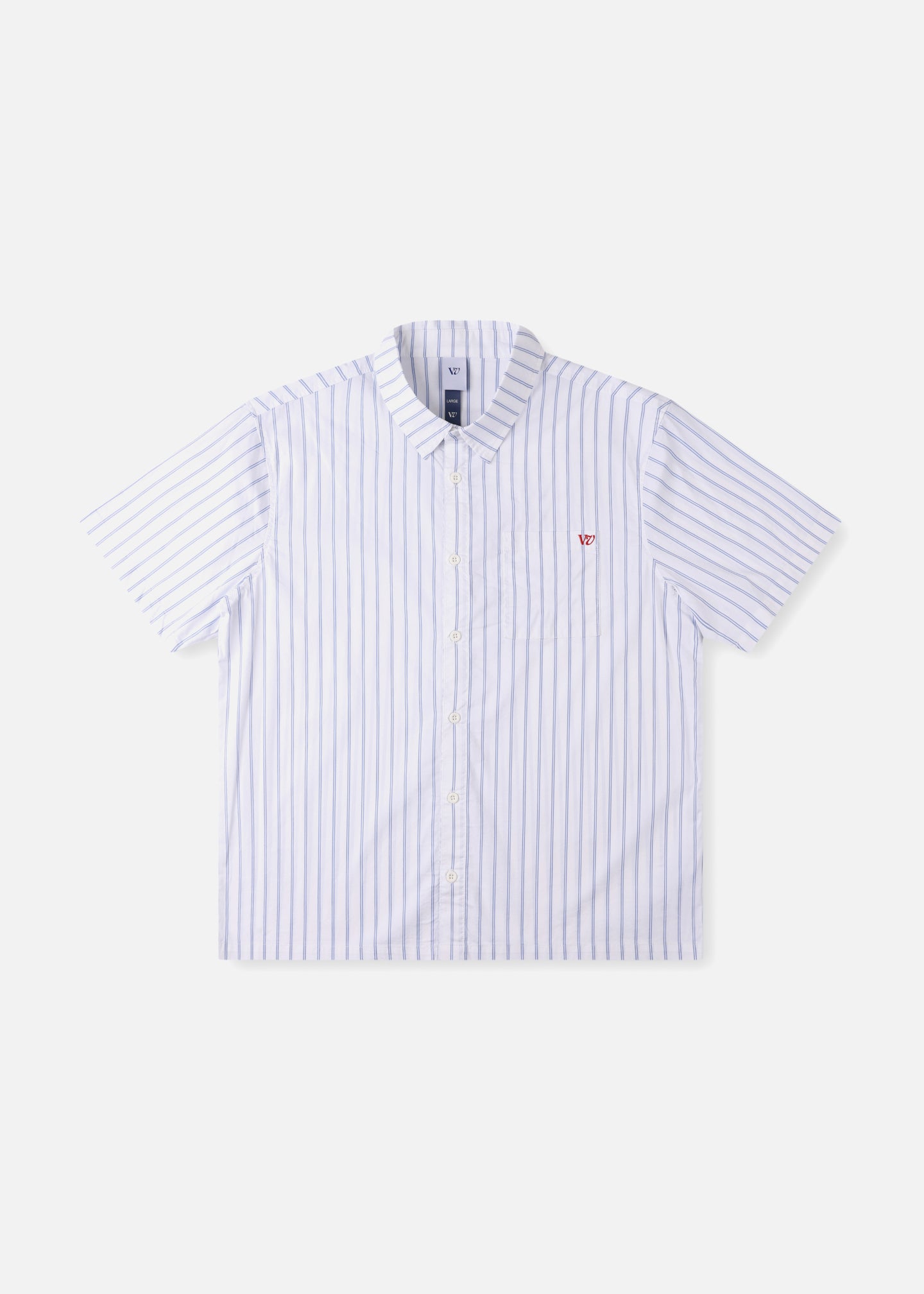 PROJECTS STRIPE SS SHIRT : WHITE BLUE