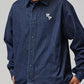 VV DENIM LS SHIRT : DARK BLUE WASH