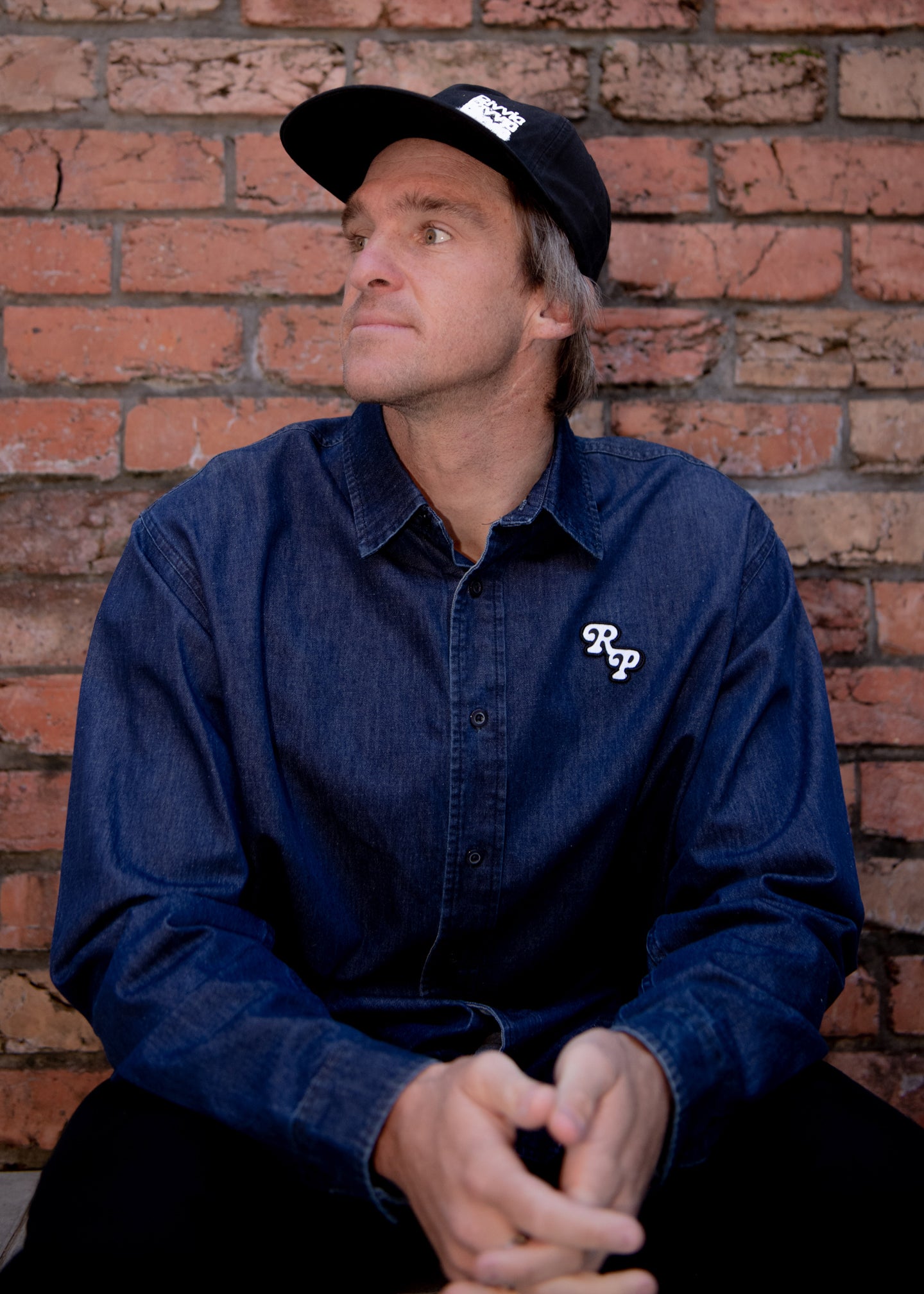 VV DENIM LS SHIRT : DARK BLUE WASH