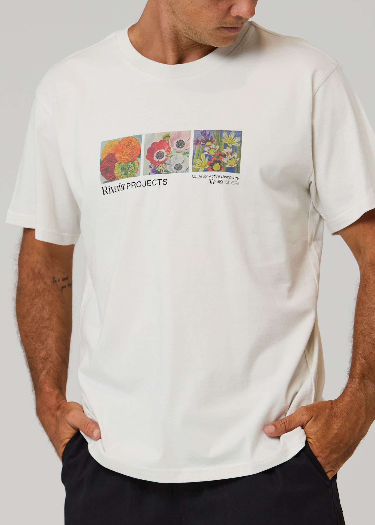 DECORATIVE T-SHIRT : BONE