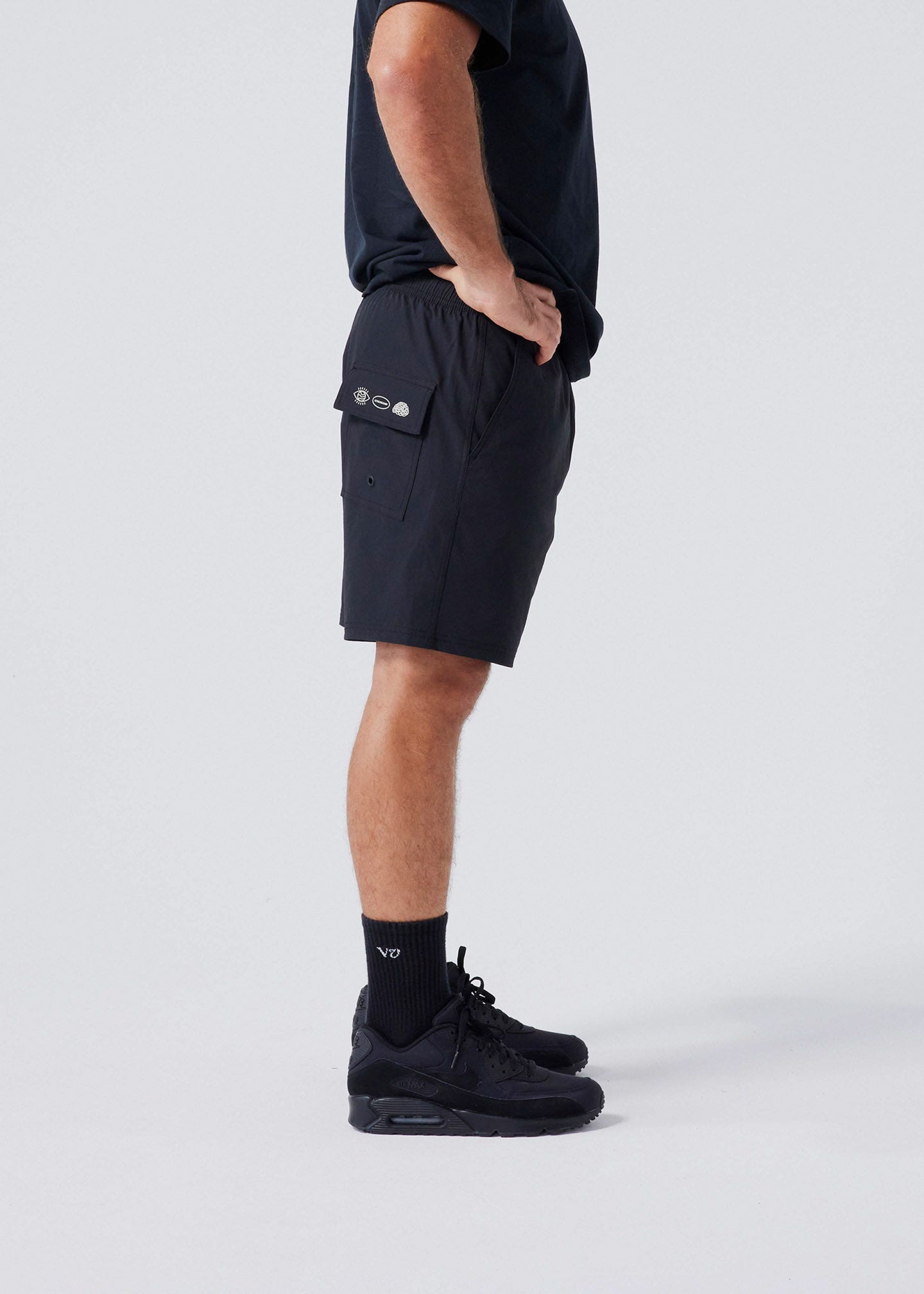 TEAM VV BEACH SHORT : BLACK