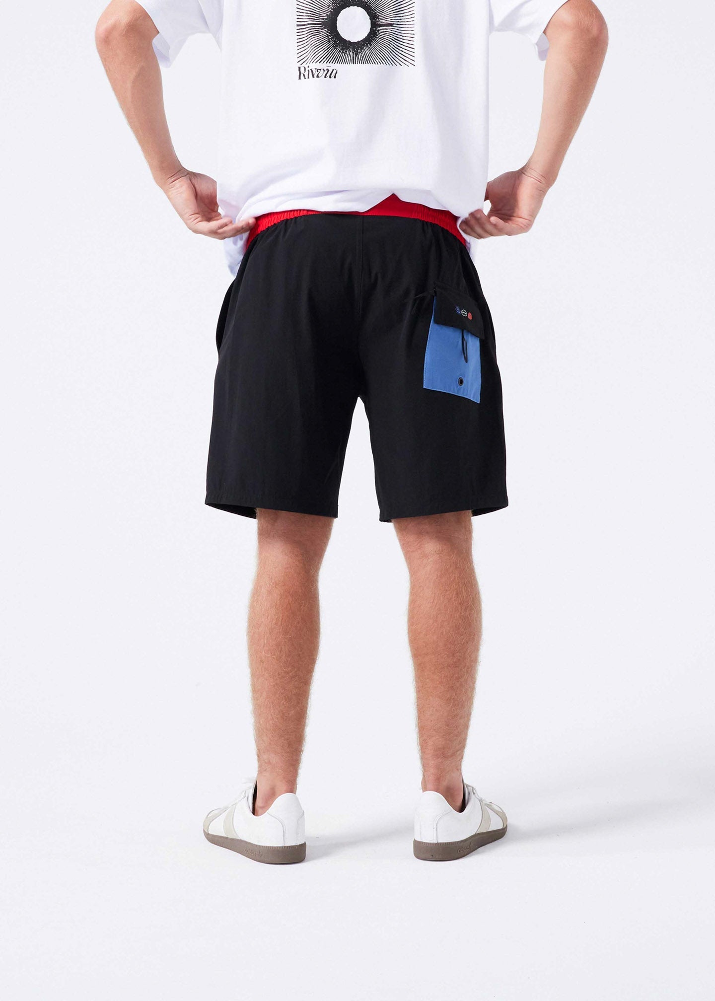 RP MOTION DAILY RIDE SHORT : BLACK RED