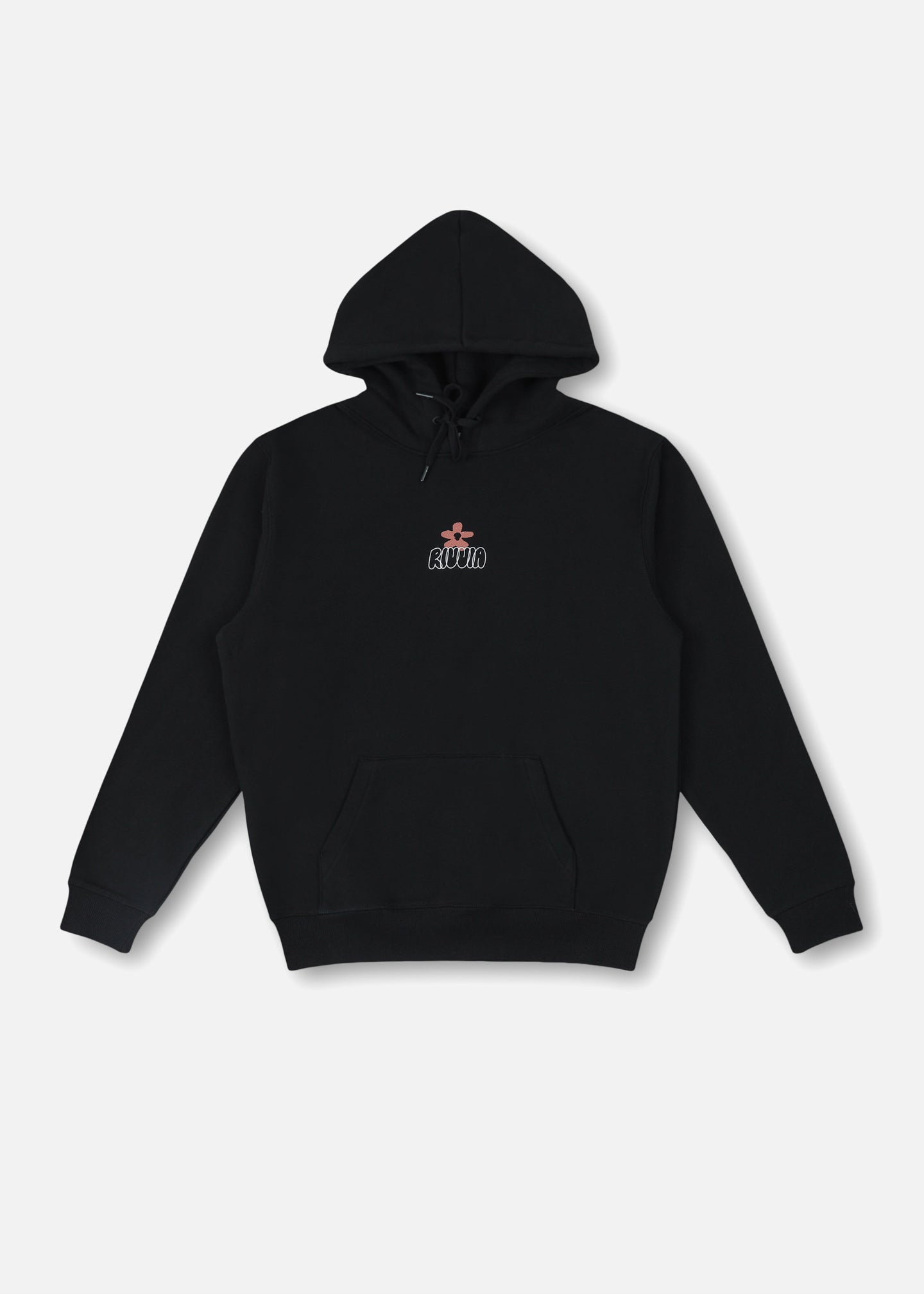 FLOWER MAP HOOD : BLACK