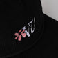 DIGI FLOWER CAP : BLACK