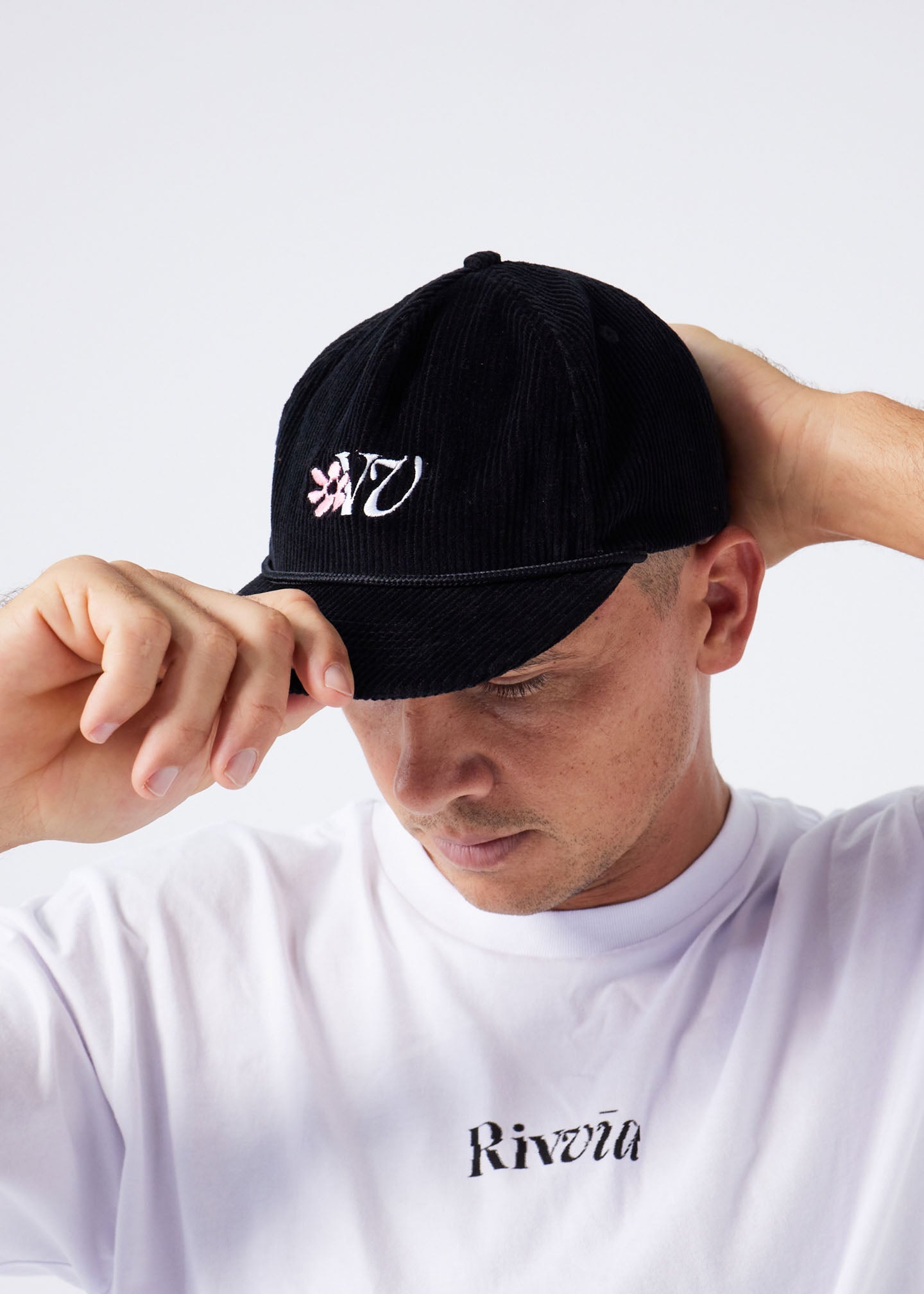 DIGI FLOWER CAP : BLACK