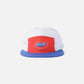 RP MOTION RUNNING CAP : WHITE BLUE RED