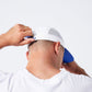 RP MOTION RUNNING CAP : WHITE BLUE RED