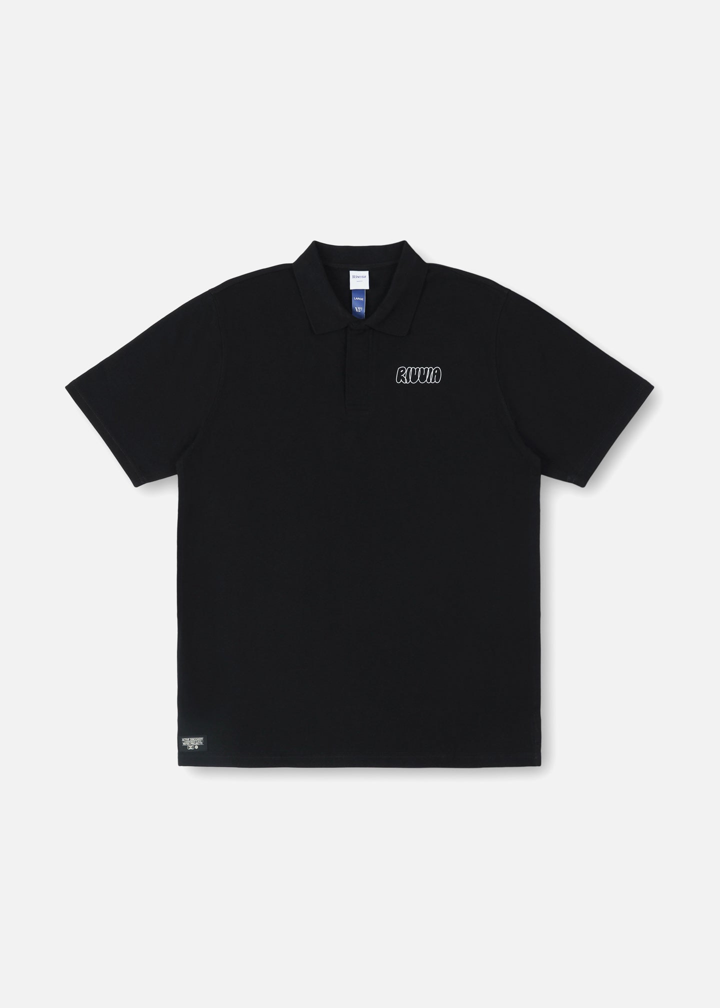 FLOWER MAP POLO : BLACK