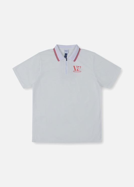 POWER FADE POLO : WHITE