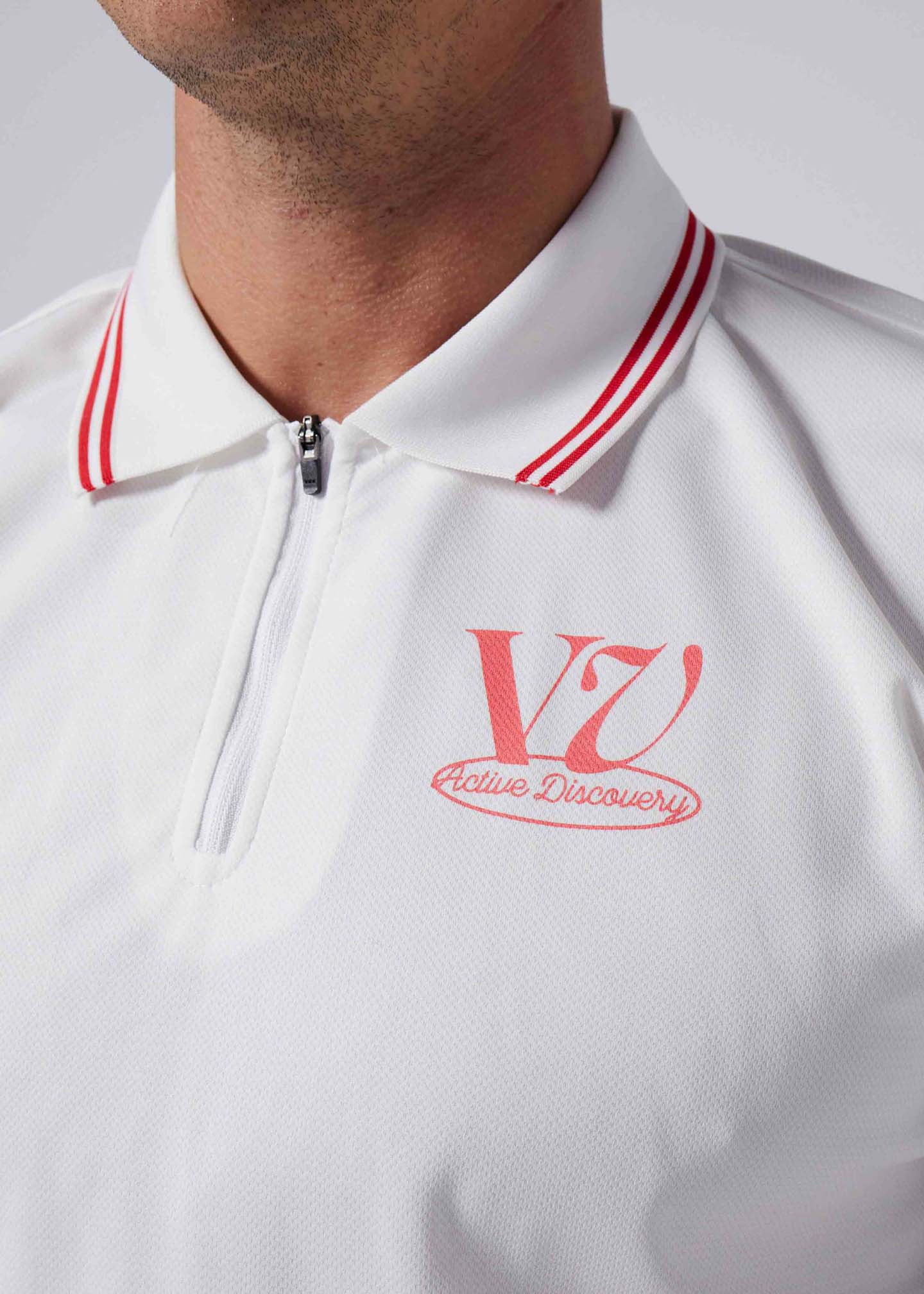 POWER FADE POLO : WHITE