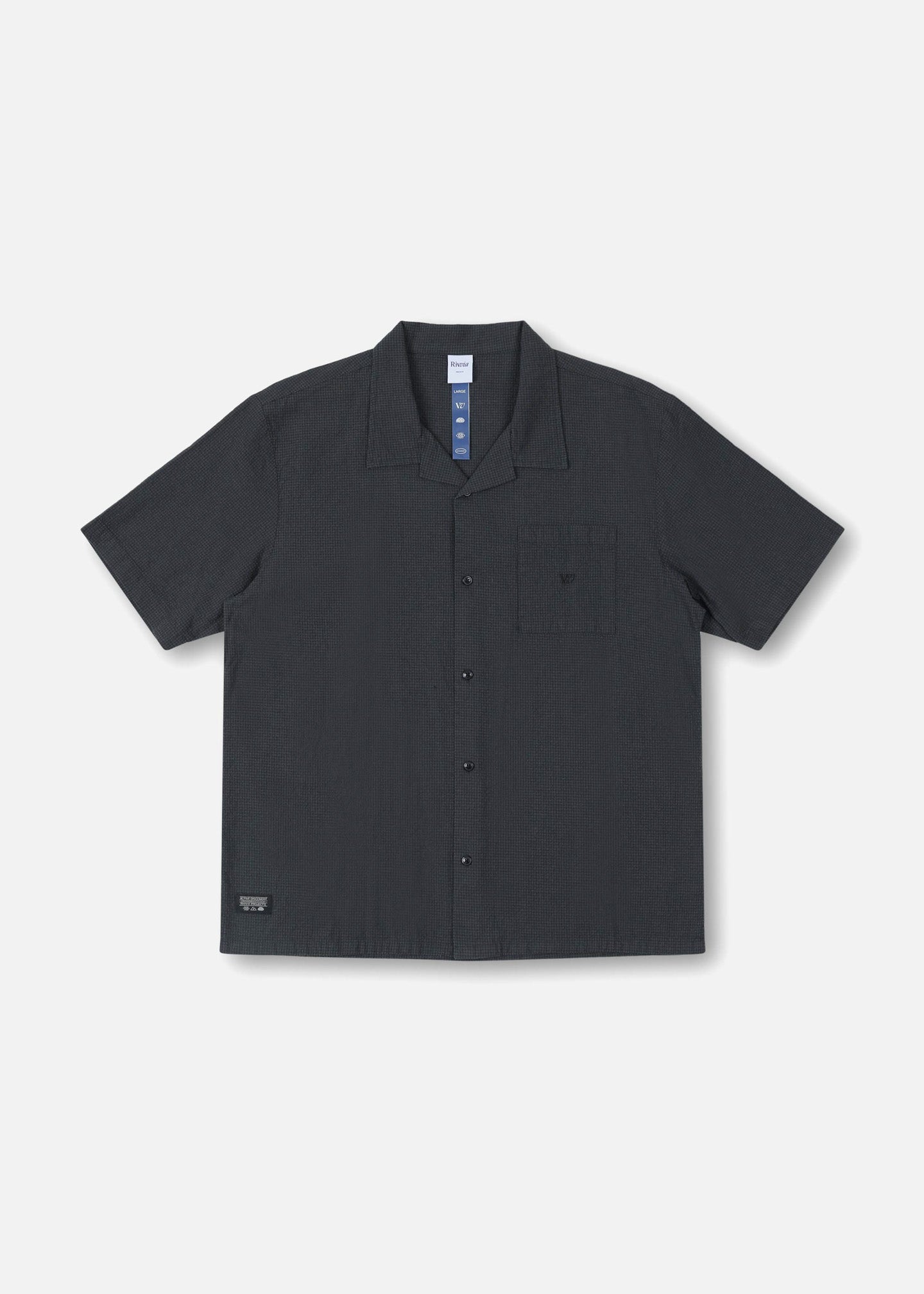 VV CHECK SS SHIRT : BLACK GREEN