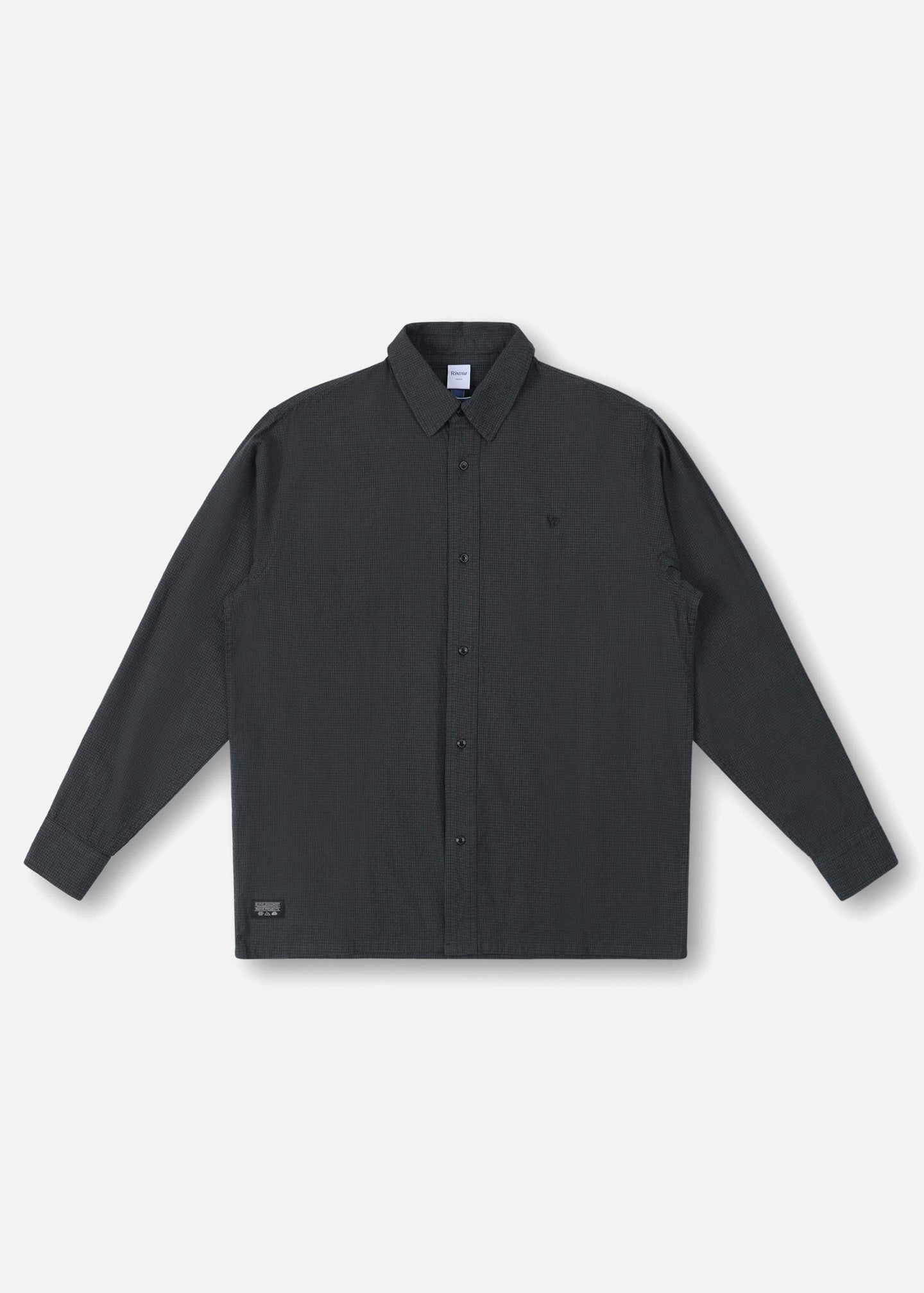 VV CHECK LS SHIRT : BLACK GREEN