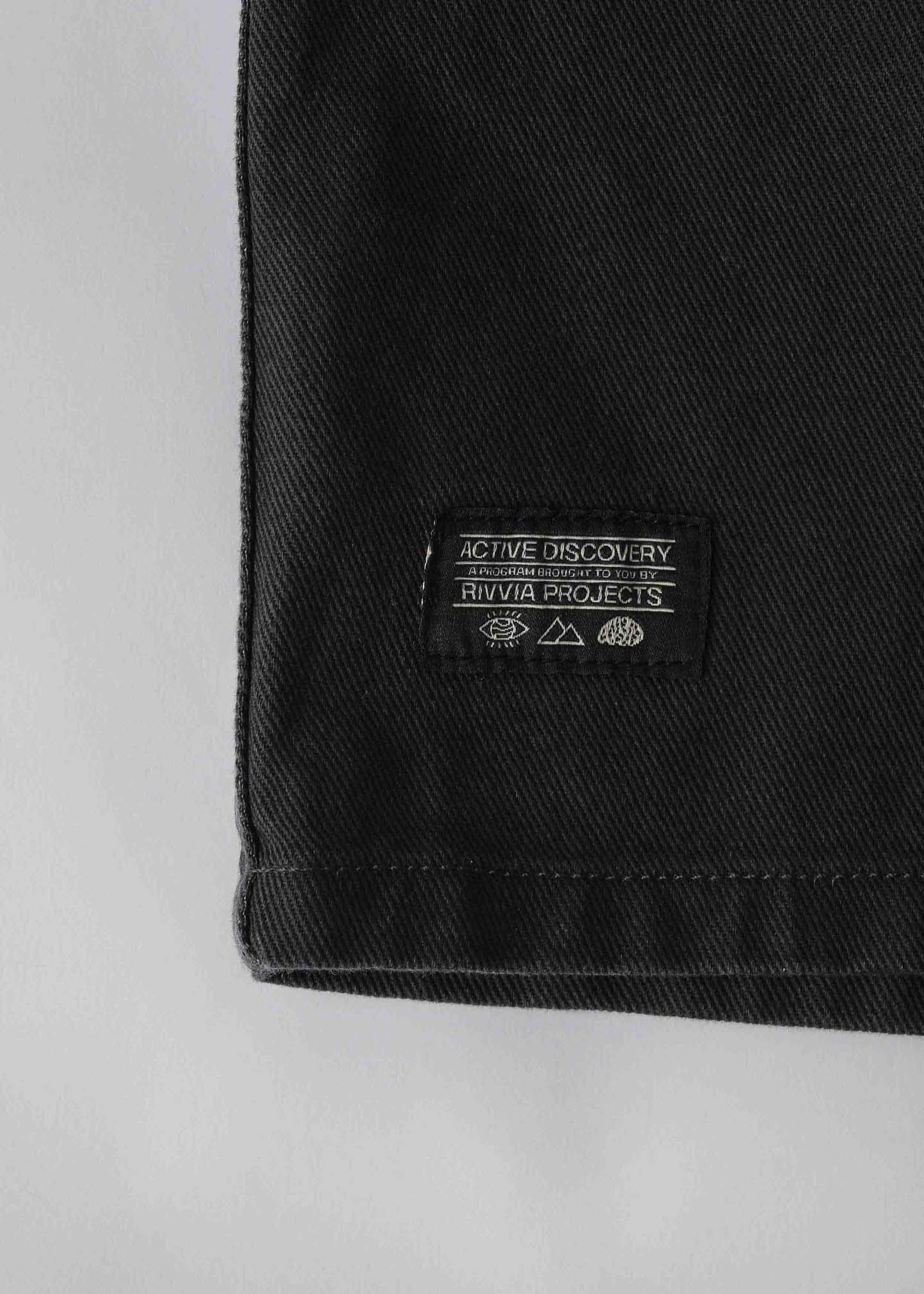 OFF TRACK LS SHIRT : WASHED BLACK