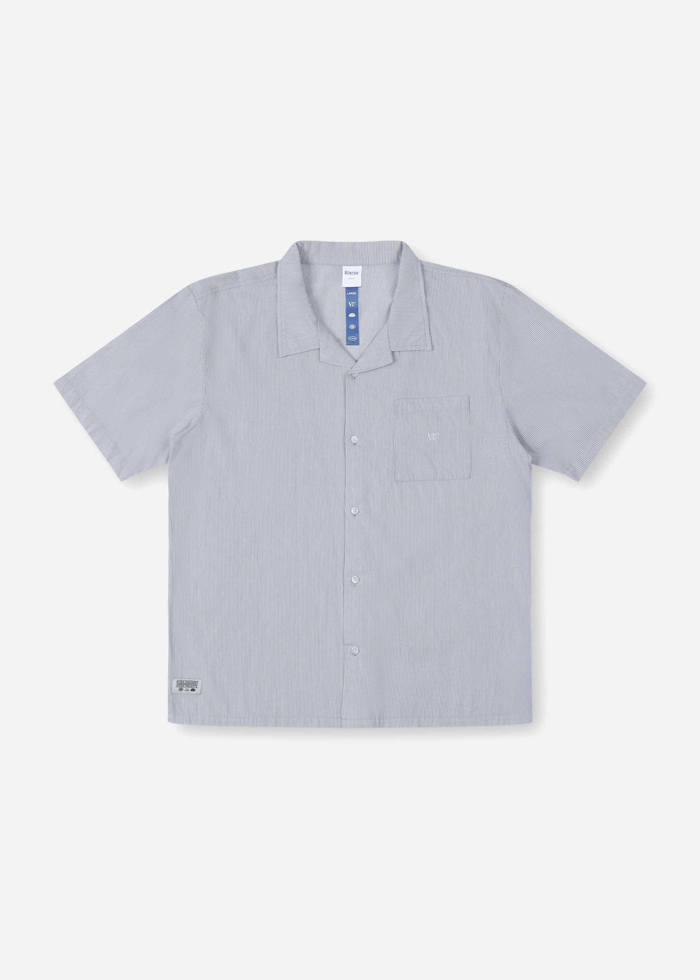 VV STRIPE SS SHIRT : GREY WHITE