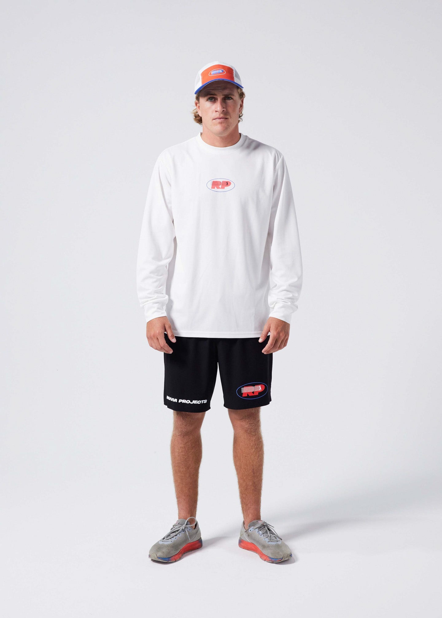 RP MOTION SPORTS LS T-SHIRT : WHITE