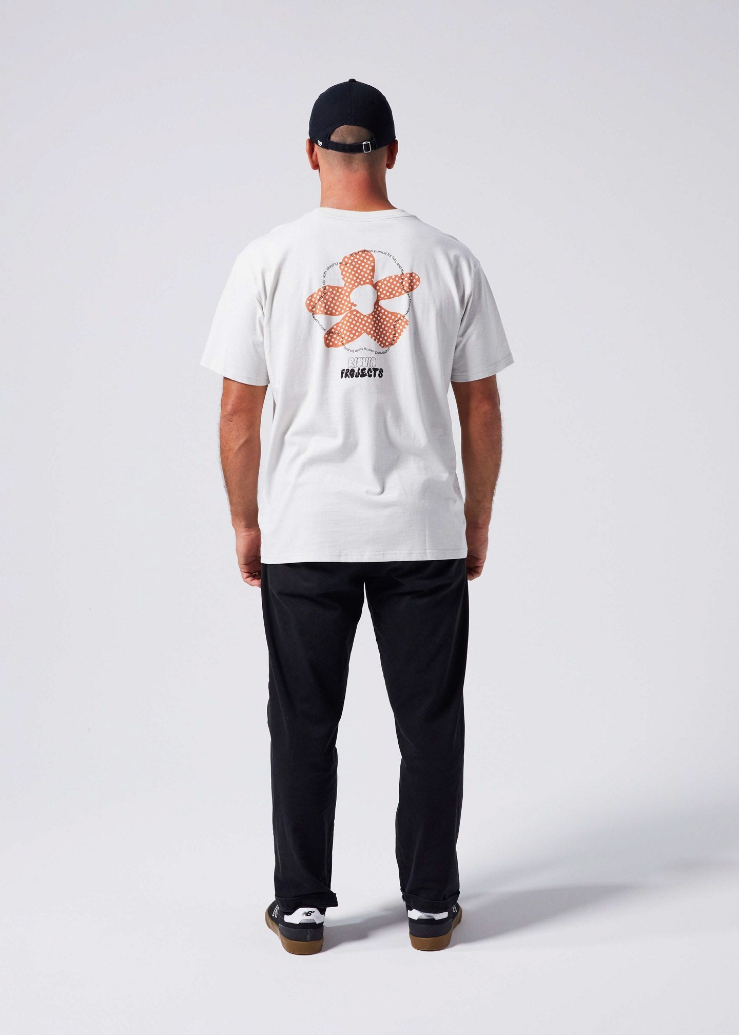 FLOWER MAP T-SHIRT : OFF WHITE