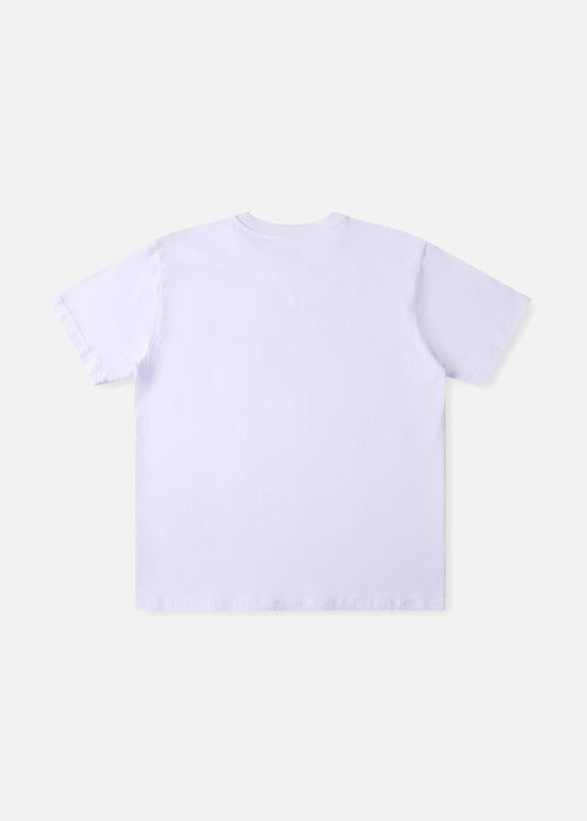 GRAF CHECK T-SHIRT : WHITE