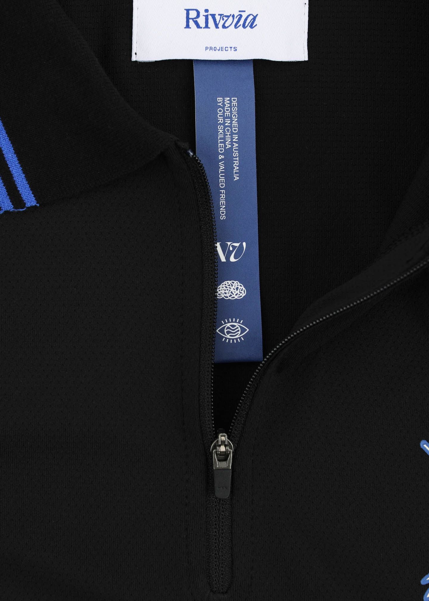 EYE ON THE BALL SS POLO : BLACK